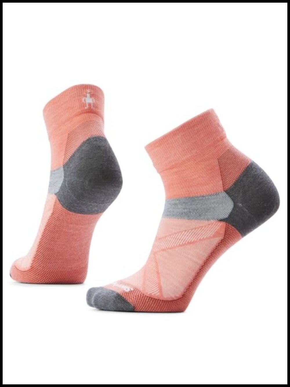 Smartwool Bike Zero Cushion Ankle Socks Merino Wool Cycling Socks